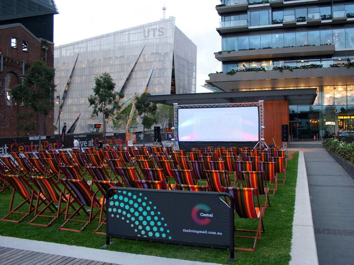 Pop Up Cinema Sydney at Central Park