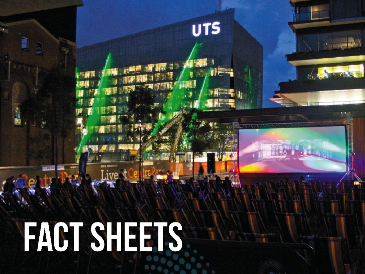 Pop Up Cinema Fact Sheets